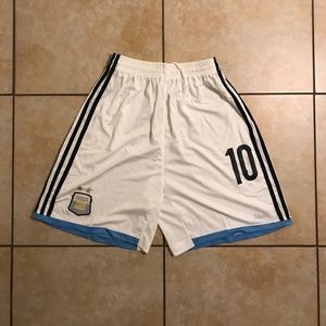 Adidas AFA 2018 WORLD CUP Messi Home Jersey Shorts